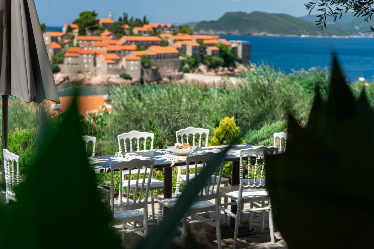 Sun Rose Apartments Sveti Stefan Luaran gambar