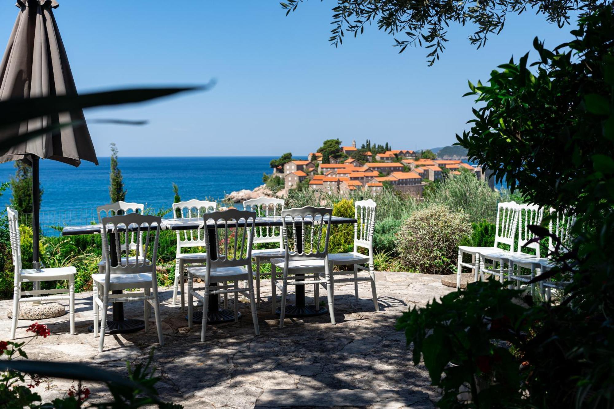 Sun Rose Apartments Sveti Stefan Luaran gambar